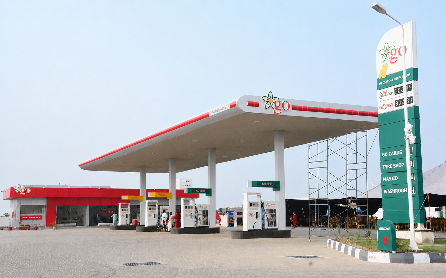 Mediacom Petroleum station exterior